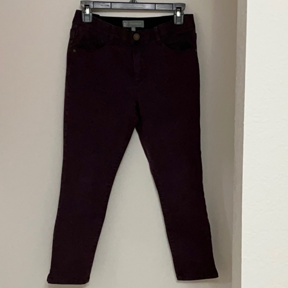 Wit & Wisdom Women's Skinny Jeans - Deep Plum